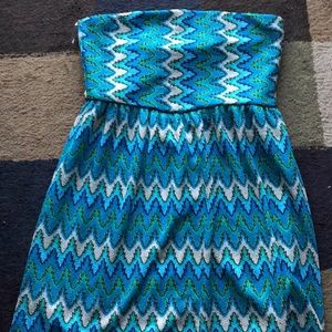 Blue cocktail dress 👗